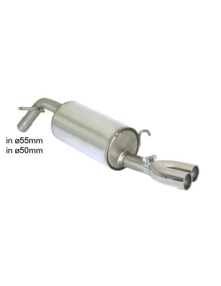 Scarico terminale 50 0452 25 omologato Peugeot 208 XY 1 6 16V THP 115kw