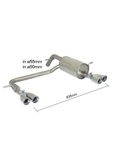 Scarico terminale 50 0453 56 omologato Peugeot 208 XY 1 6 16V THP 115kw