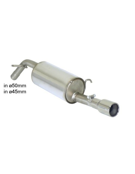 Scarico terminale 50 0457 05 omologato Peugeot 208 1 4 VTI 1 6 VTI