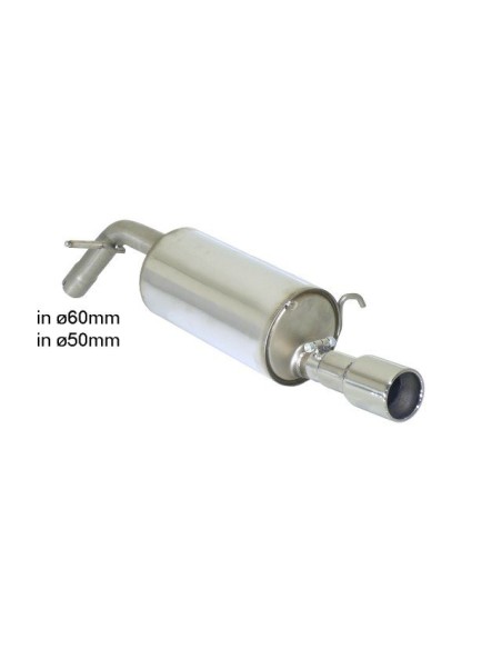 Scarico terminale 50 0471 05 omologato Peugeot 208 1 6 GTI 147 153kw