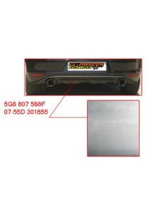 Scarico terminale 50 0501 61 omologato VW Golf VII 1 4 TSI 90 92kw 2