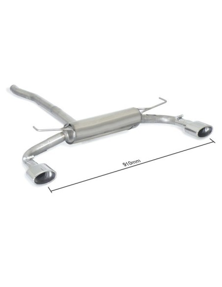 Scarico terminale 50 0547 10 omologato Fiat 500X 1 4 Multiair 1 6 MJT