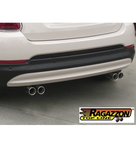 Scarico terminale 50 0547 25 omologato Fiat 500X 1 4 Multiair 1 6 MJT