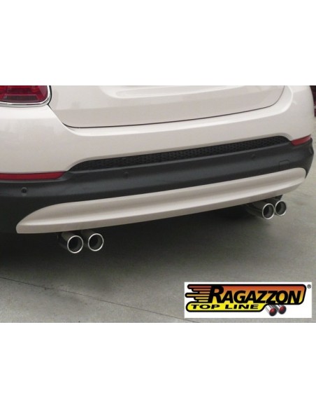 Scarico terminale 50 0547 25 omologato Fiat 500X 1 4 Multiair 1 6 MJT