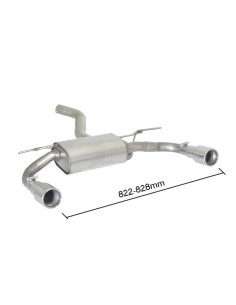 Scarico terminale 50 0728 05 Bmw Serie 3 F30 F31 F35 e Bmw Serie 4 F32 F3