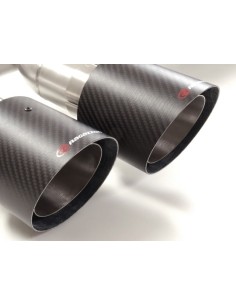 Scarico terminale 50 0735 74 4x100mm Carbon Alfa Romeo Giulia 2 9 dal 201 2