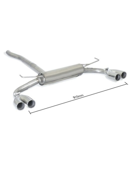 Scarico terminale 50 0741 25 Fiat 500X 1 6 81kw e 1 0GSE 88kw