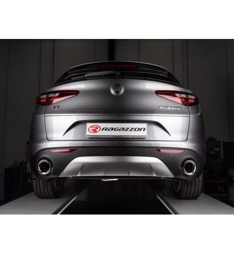 Scarico terminale 50 0748 40 doppio Alfa Romeo Stelvio 2 0 Turbo Q4