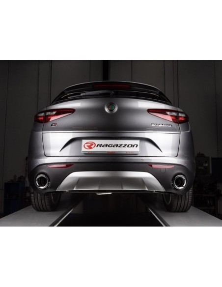 Scarico terminale 50 0748 40 doppio Alfa Romeo Stelvio 2 0 Turbo Q4