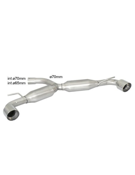 Scarico terminale 58 0585 61 omologato VW Golf VI 2 0 GTI TSI 155kw