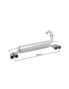 Scarico terminale 58 0720 25 omologato Smart Fortwo 453