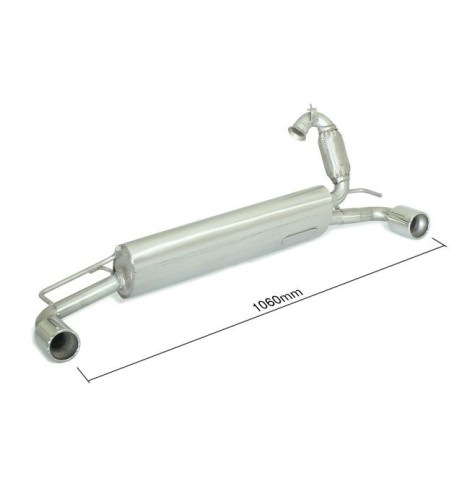 Scarico terminale 58 0735 05 omologato Smart Forfour 0 9 66kw