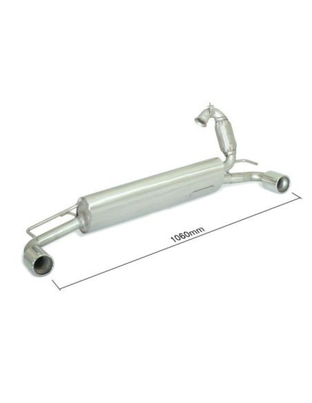 Scarico terminale 58 0735 05 omologato Smart Forfour 0 9 66kw