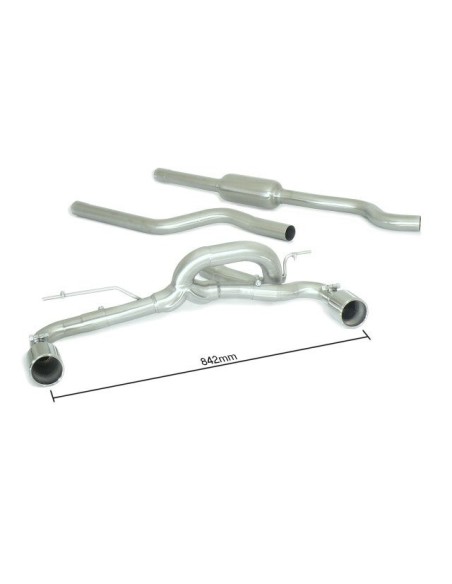 Scarico terminali Ragazzon 50 0555 05 omologato Bmw Serie 1 F20 F21