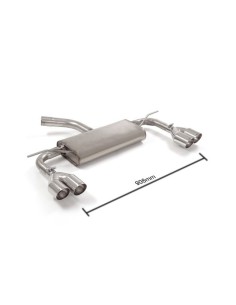 Scarico terminali Ragazzon 50 0568 57 omologato Seat Leon VW Golf MK7 7