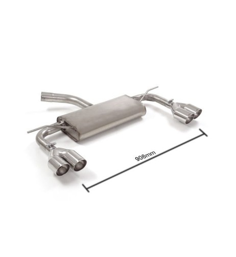 Scarico terminali Ragazzon 50 0568 57 omologato Seat Leon VW Golf MK7 7