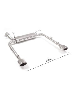 Scarico terminali Ragazzon 50 0922 10 omologato Fiat Tipo 4 porte SW