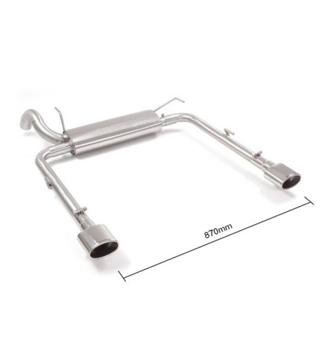 Scarico terminali Ragazzon 50 0922 10 omologato Fiat Tipo 4 porte SW