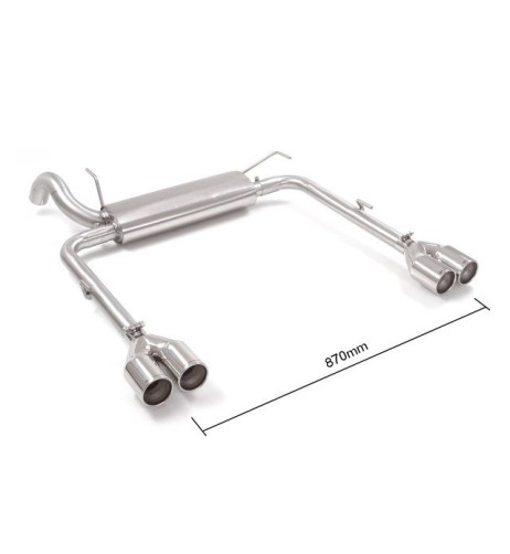 Scarico terminali Ragazzon 50 0922 26 omologato Fiat Tipo 4 porte SW