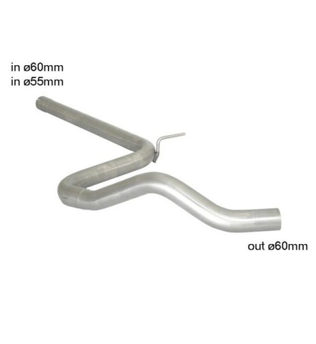 Tubo centrale inox 55 0356 00 Seat Leon III 5F