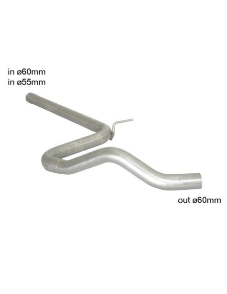 Tubo centrale inox 55 0356 00 VW Golf VII 1 6 TDI