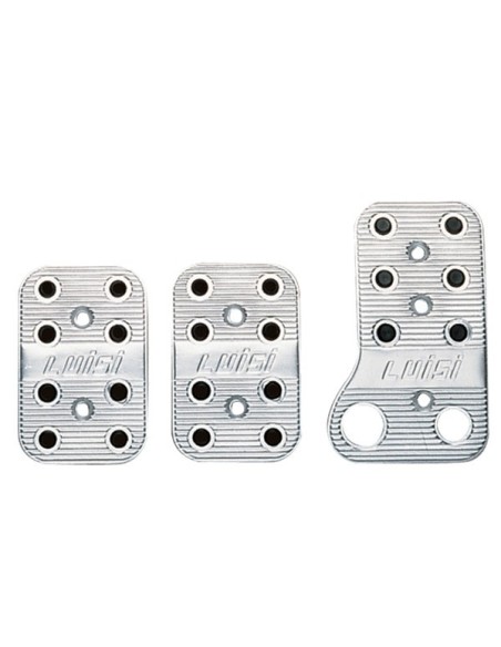 PE222 Kit pedaliere auto in alluminio con antiscivolo acceleratore corto