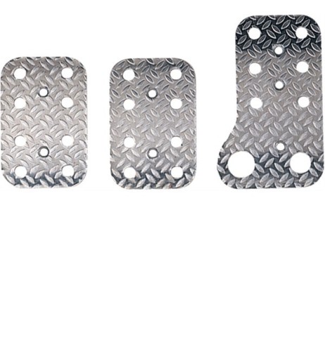 PE333 Kit pedaliere auto in alluminio anodizzato acceleratore corto