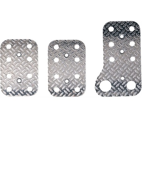 PE333 Kit pedaliere auto in alluminio anodizzato acceleratore corto