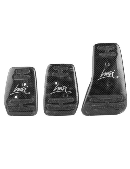 PE422 Kit pedaliere auto in carbonio con antiscivolo acceleratore corto