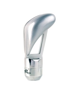 Pomello cambio universale STRADA in alluminio cromato e inserti vernice arg