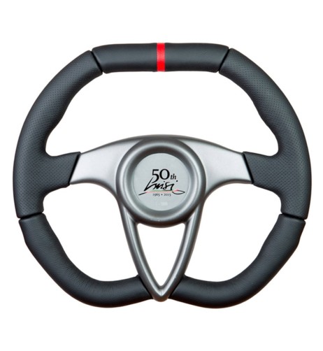 Volante universale 50 Anniversario Luisi limitato in pelle 350mm piatto