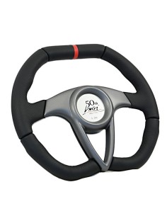 Volante universale 50 Anniversario Luisi limitato in pelle 350mm piatto 2