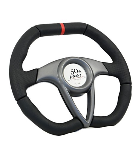 Volante universale 50 Anniversario Luisi limitato in pelle 350mm piatto