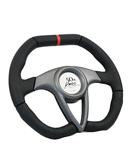 Volante universale 50 Anniversario Luisi limitato in pelle 350mm piatto