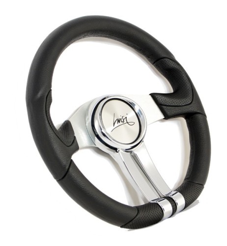 Volante universale Luisi Drive 320mm in poliuretano con ghiera cromata