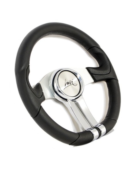 Volante universale Luisi Drive 320mm in poliuretano con ghiera cromata