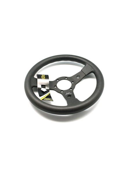 Volante universale Luisi Falcon 31 310mm in tanegum nero con razza nera