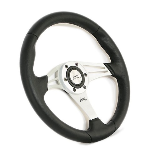 Volante universale Luisi Grinta 350mm in poliuretano nero
