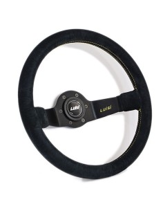 Volante universale Luisi Jet 350mm in camoscio nero