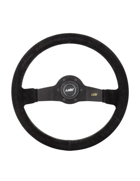Volante universale Luisi Jet 350mm in camoscio nero