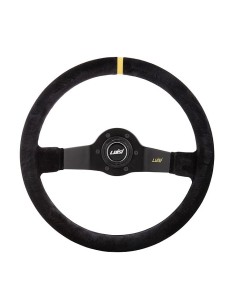 Volante universale Luisi Jet Corsa 350mm in camoscio nero 2