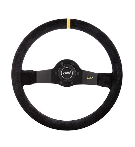 Volante universale Luisi Jet Corsa 350mm in camoscio nero