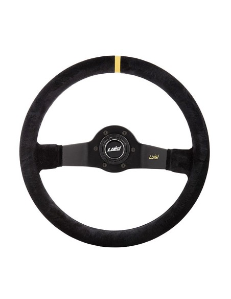 Volante universale Luisi Jet Corsa 350mm in camoscio nero