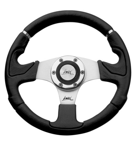 Volante universale Luisi Kobra Evo 320mm in poliuretano nero