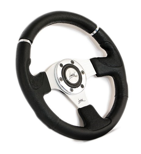 Volante universale Luisi Kobra Evo 320mm in poliuretano nero