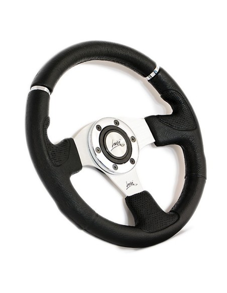 Volante universale Luisi Kobra Evo 320mm in poliuretano nero