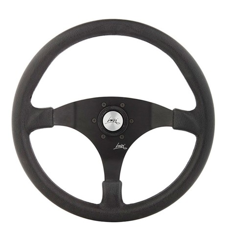 Volante universale Luisi Marina 390mm in tanegum nero