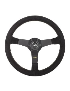 Volante universale Luisi Mirage 350mm in camoscio nero