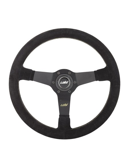 Volante universale Luisi Mirage 350mm in camoscio nero