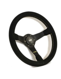 Volante universale Luisi Mirage 350mm in camoscio nero 2